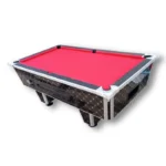 7FT Professional Pool Table for Home, Clubs & Game Rooms Red